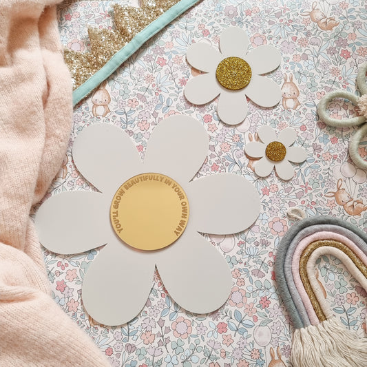 Daisy Affirmation Mirror