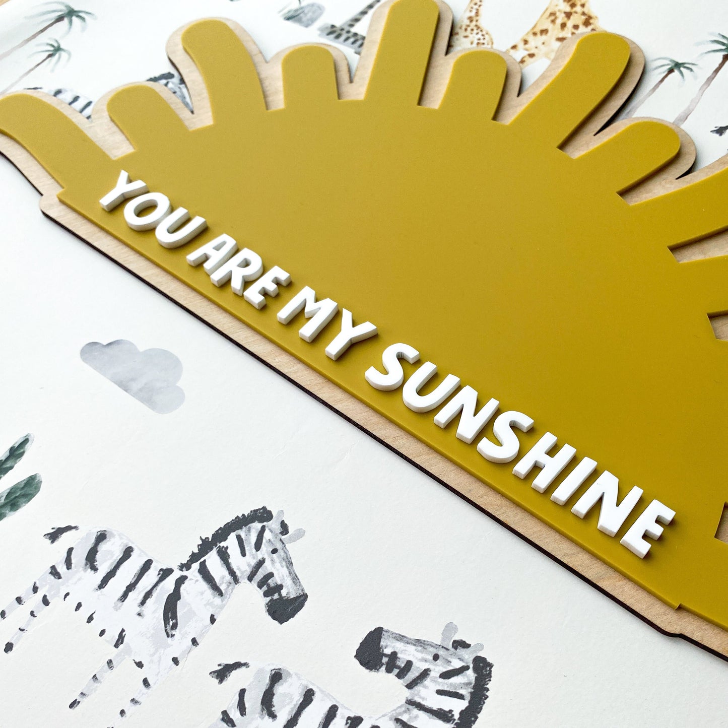 You are my sunshine wall plaque