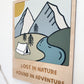 Giant Polaroid 'Lost in nature, found in adventure'