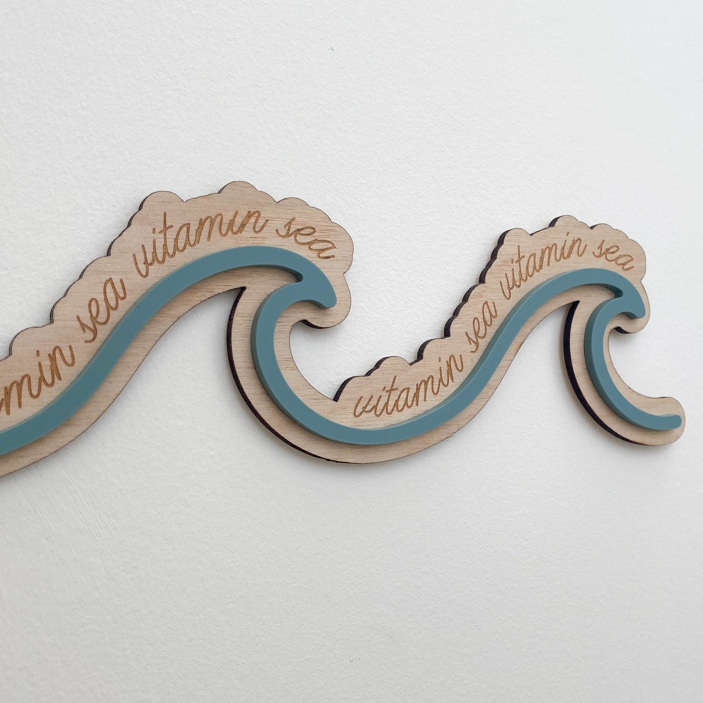 Ocean Themed 'Vitamin Sea' Wall Sign