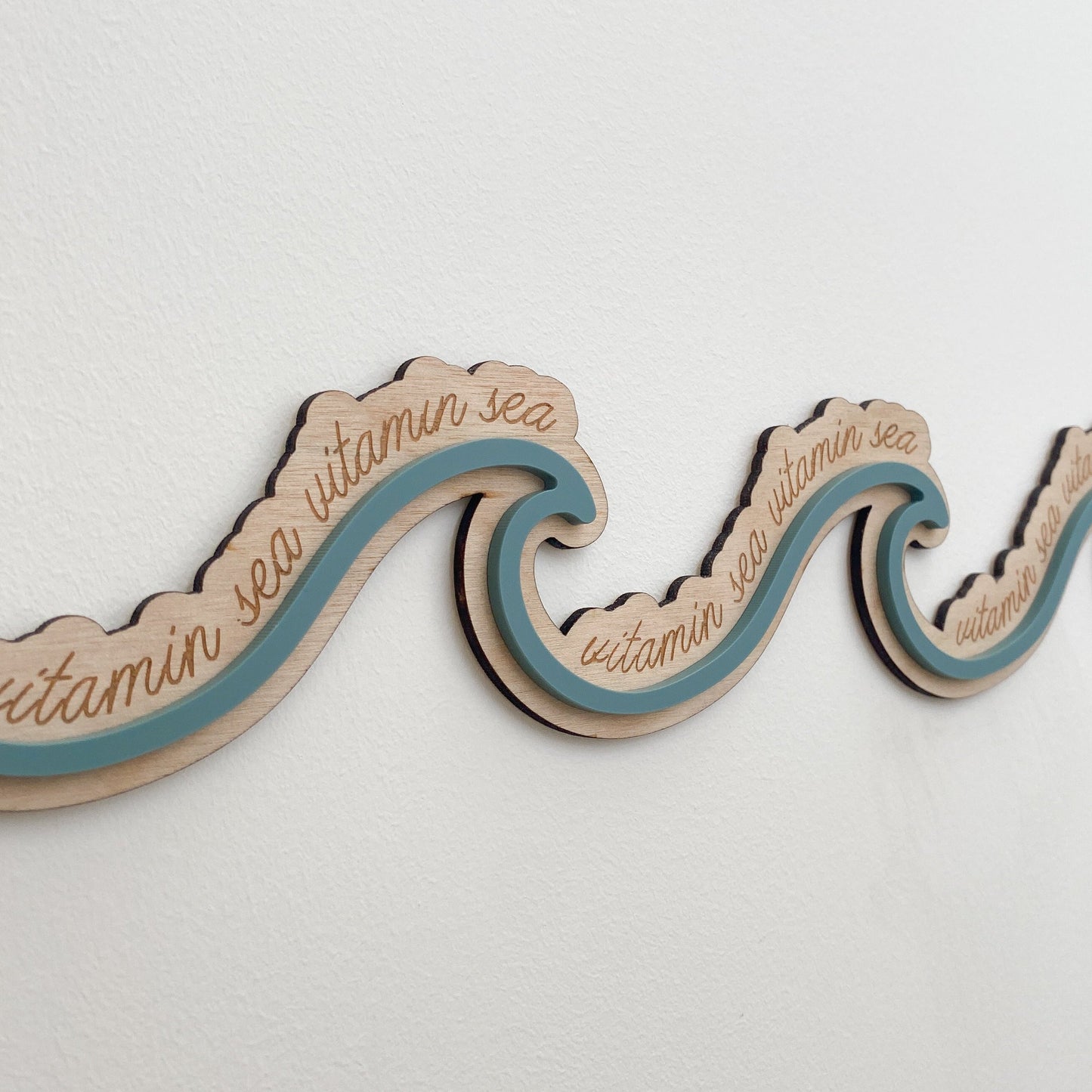 Ocean Themed 'Vitamin Sea' Wall Sign