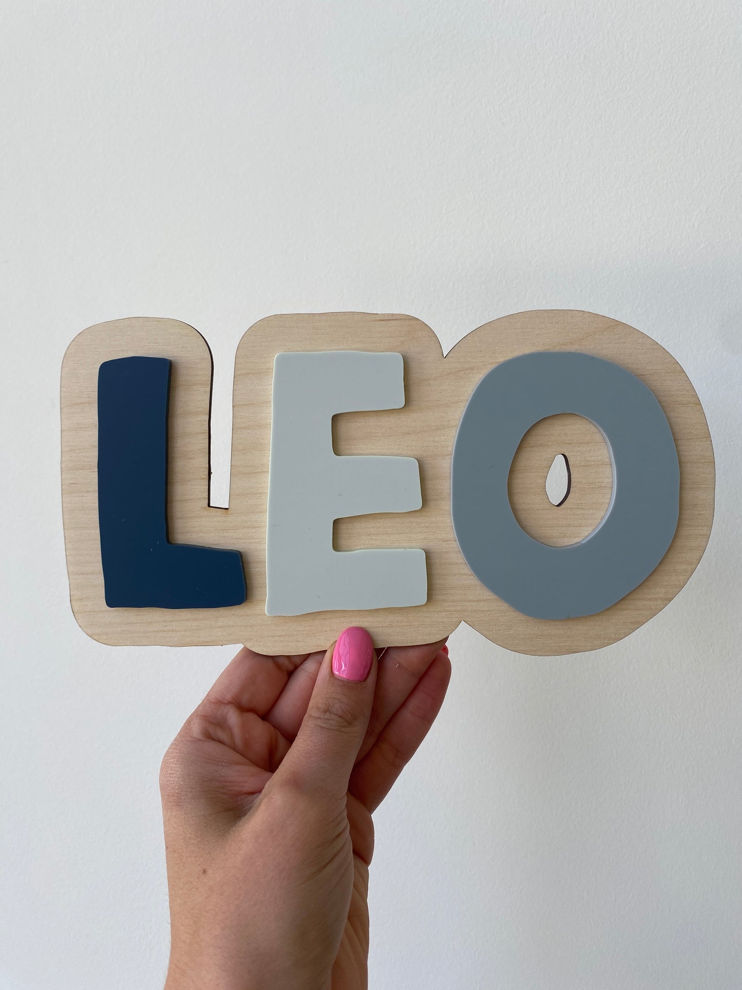 Double Layer Kids Name Signs
