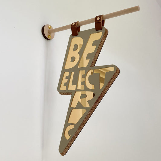 Lightening Bolt Swing Sign