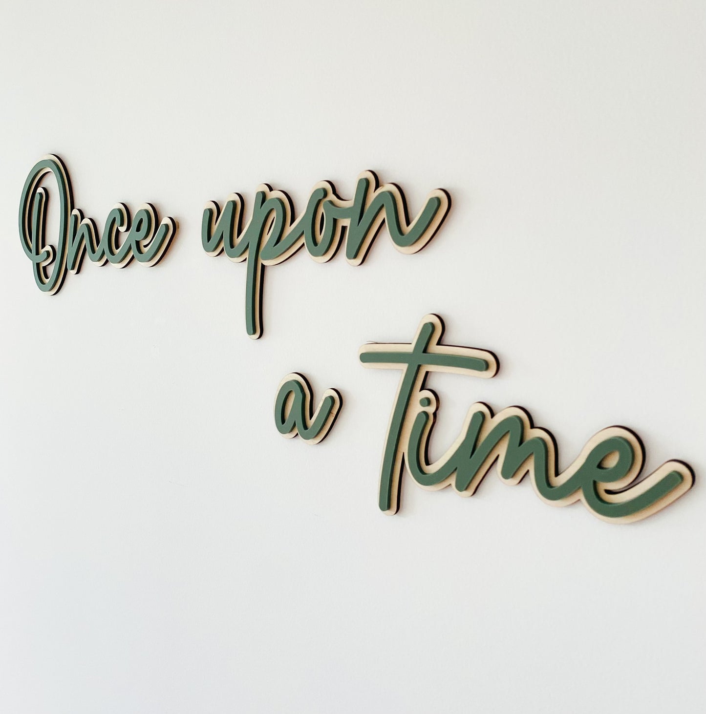 Once upon a time Wall sign