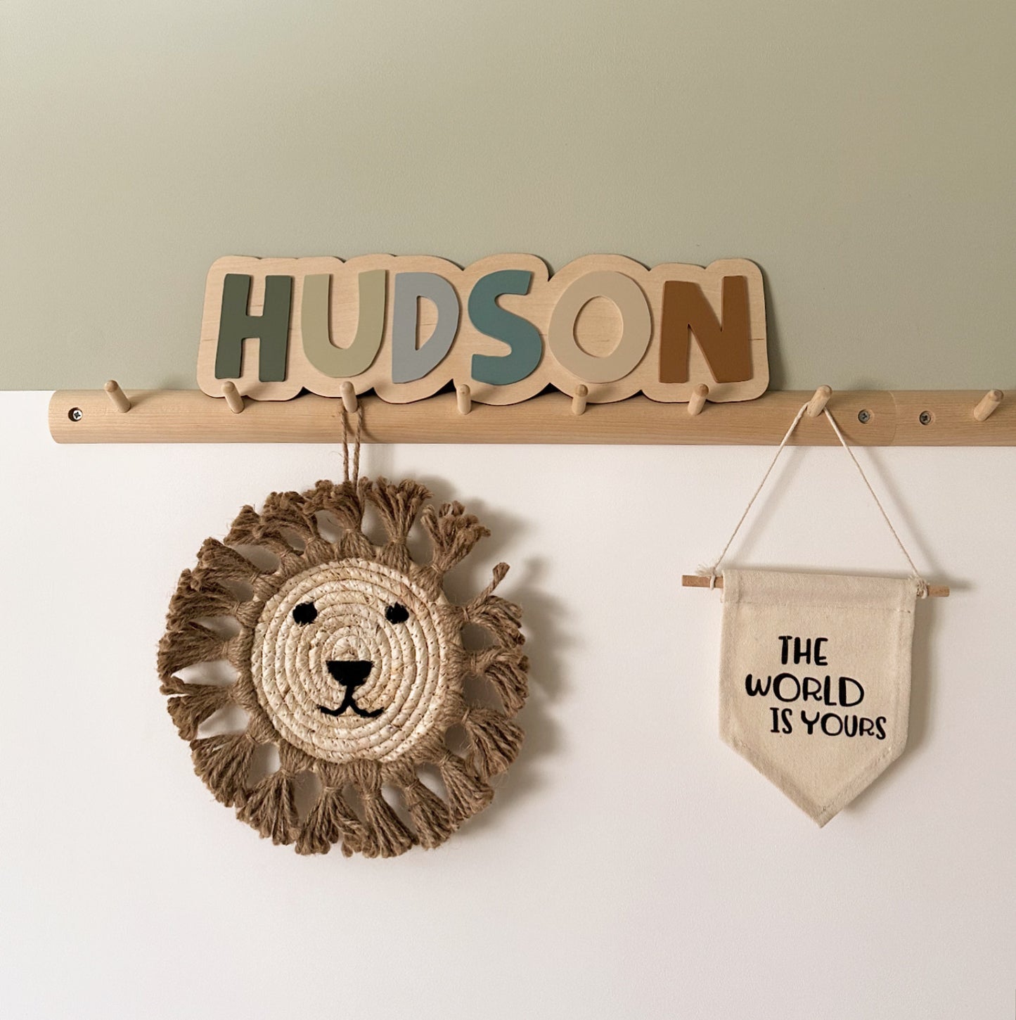 Double Layer Kids Name Signs