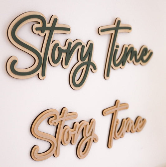 Story Time - Wall Sign