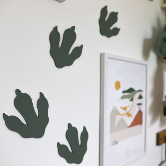 Dino Feet - Tack to wall set