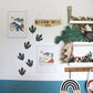 Dino Feet - Tack to wall set