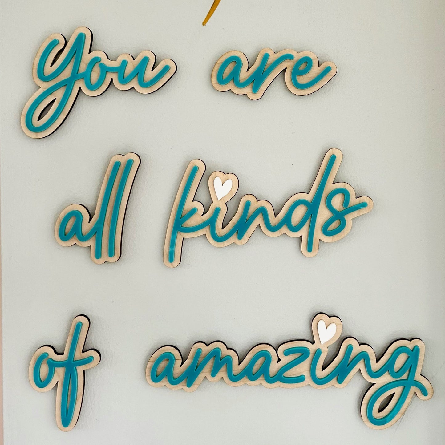 You are all kinds of amazing - decorative wall quote